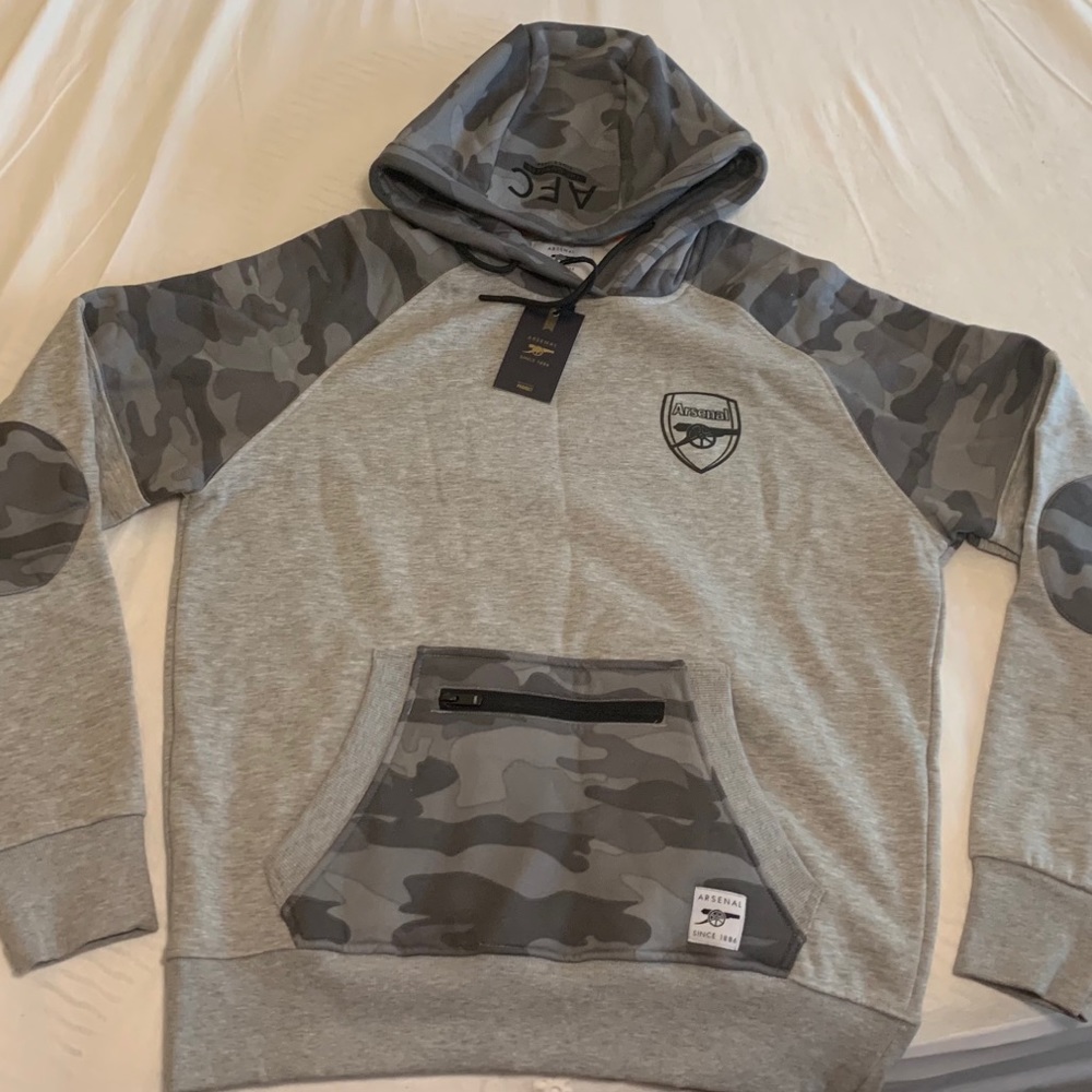 Arsenal Men’s Digi Camo X Front Hoody Size XL NWT
